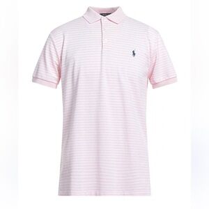 Polo by Ralph Lauren Pink striped performance  Polo Shirt size M